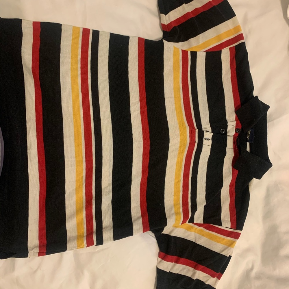 Collard Short Sleeve Polo Shirt